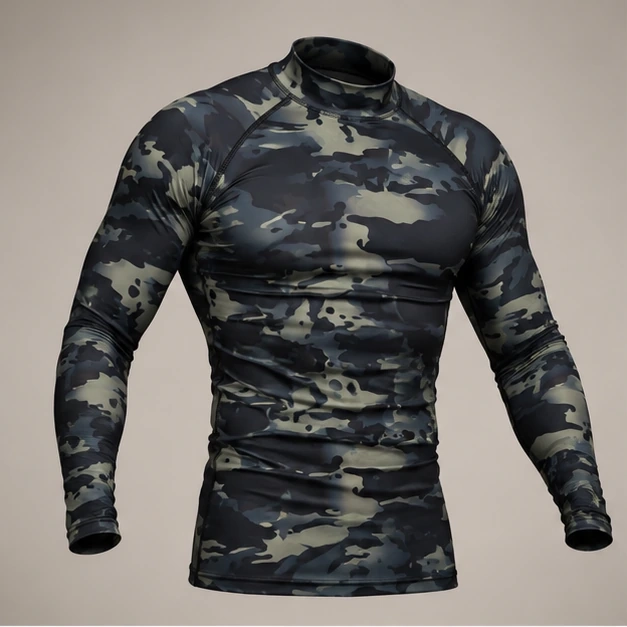 Чоловічий Рашгард GIG. Multicam Black