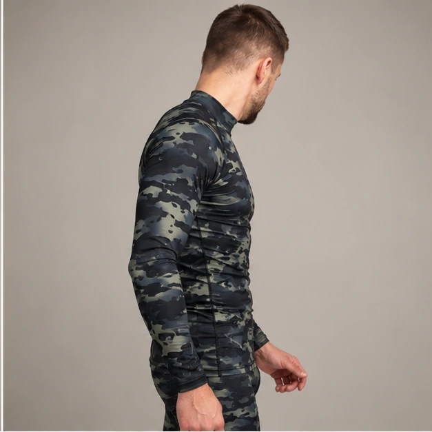 Чоловічий Рашгард GIG. Multicam Black