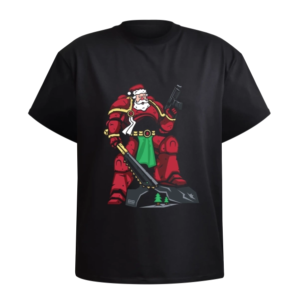 Футболка GIG (SPACE SANTA RED) Limited. Чорний