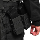 Підсумок для магазинів одинарний відкритий тканевий Stealth PRO. Cordura 1000. Чорний