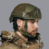 Кевларовый шлем Sestan-Busch Helmet BK-ACH-HC Olive (Каска тактическая улучшенная)