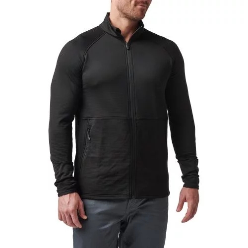 Куртка флісова 5.11 Tactical "Stratos Full Zip" Чорна