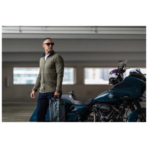 Куртка флісова 5.11 Tactical "Stratos Full Zip" Чорна