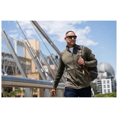 Куртка флісова 5.11 Tactical "Stratos Full Zip" Чорна
