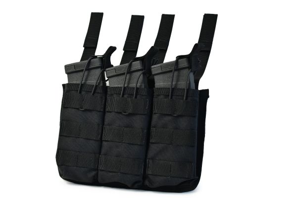 Потрійний підсумок для магазинів Combat Triple. Cordura 1000. Колір Чорний