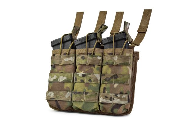 Потрійний підсумок для магазинів Combat Triple. Cordura 1000. Колір Мультикам