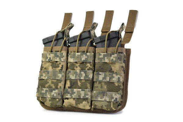 Потрійний підсумок для магазинів Combat Triple. Cordura 1000. Колір Піксель (mm14)