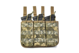 Потрійний підсумок для магазинів Combat Triple. Cordura 1000. Піксель (mm14)