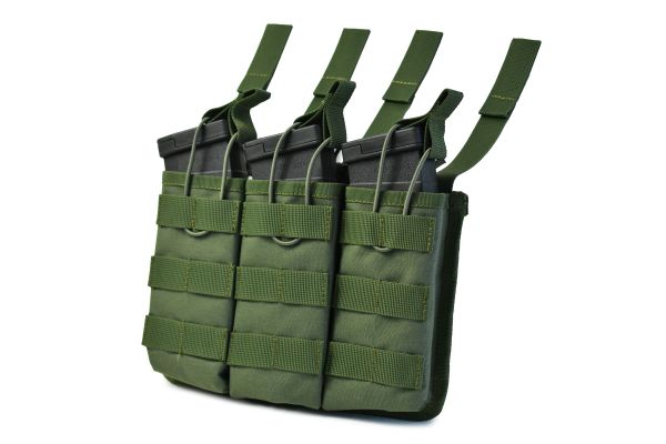 Тройной подсумок для магазинов Combat Triple. Cordura 1000. Цвет Ranger Green Тройной подсумок для магазинов Combat Triple. Cordura 1000. Цвет Ranger Green